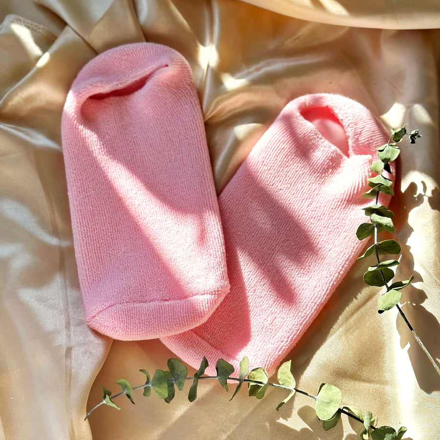 Chaussettes Hydratantes en Silicone – Pieds Doux Naturellement