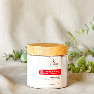 Masque beauté à l'argile rose pâle - BOIS DE ROSE & NÉROLI - RUNAK