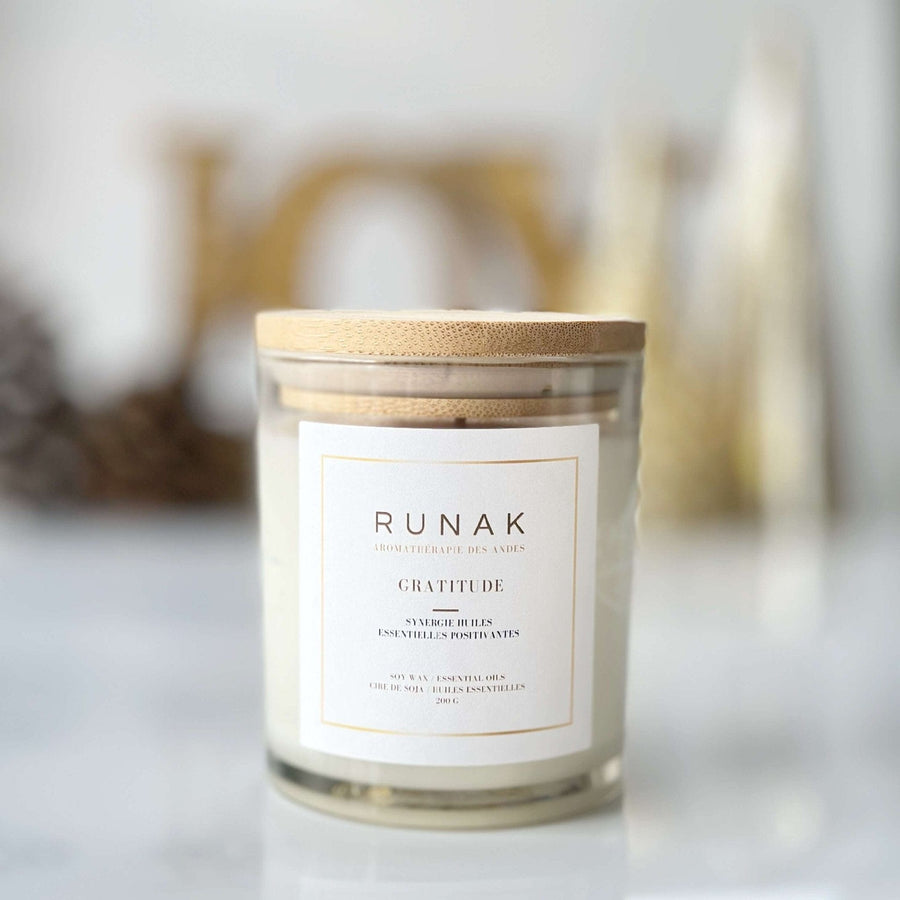 Chandelle en cire de Soja - RUNAK - RUNAK