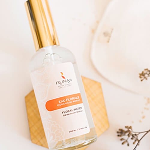 Eau florale au géranium rosat - RUNAK