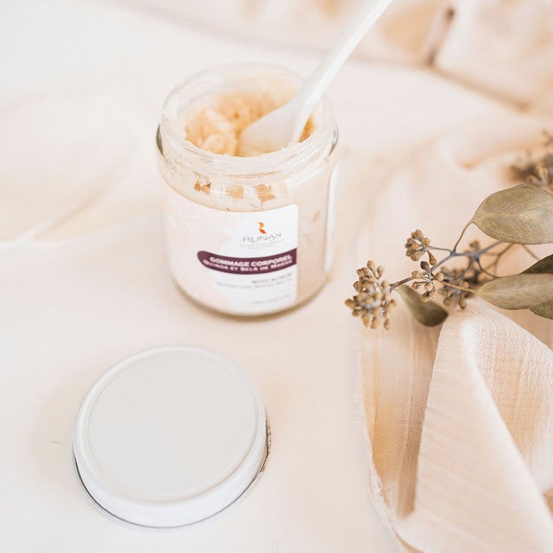 Gommage corporel au quinoa et sel rose du Pérou - RUNAK